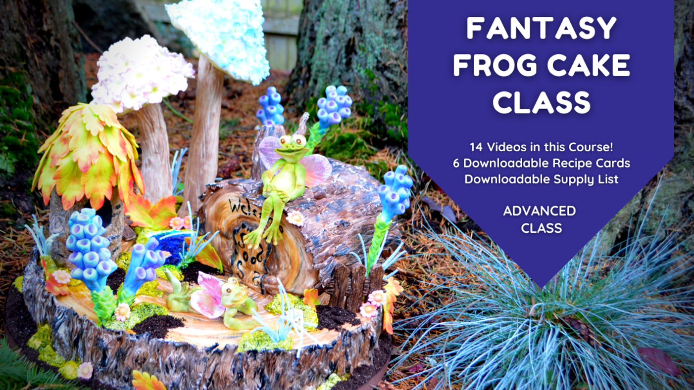 Class Preview: Fantasy Frog Cake
